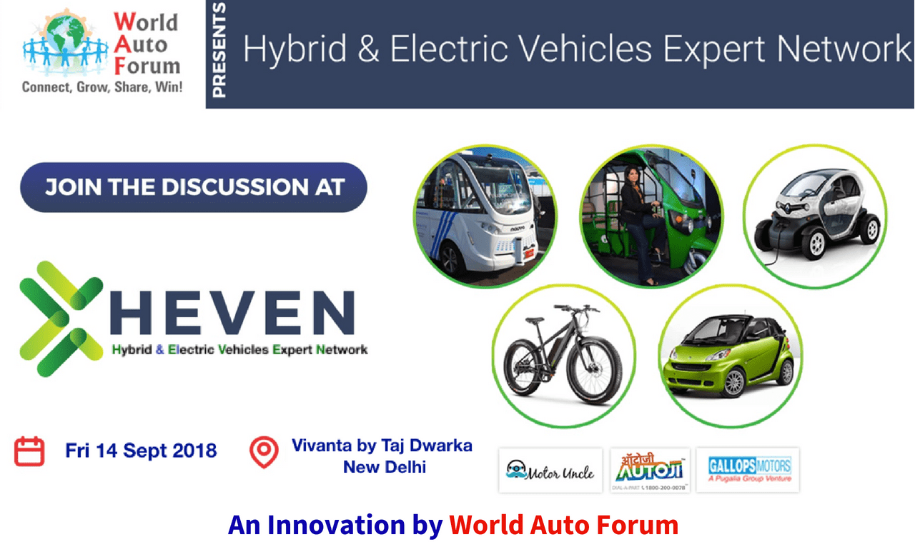 Hybrid & Electric Vehicle Expert Network - HEVEN 2018